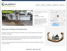 Tablet Screenshot of murphydevelopments.com